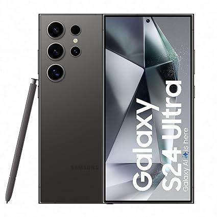 Samsung Galaxy S24 Ultra 5G AI Smartphone (Titanium Black, 12GB, 512GB Storage)